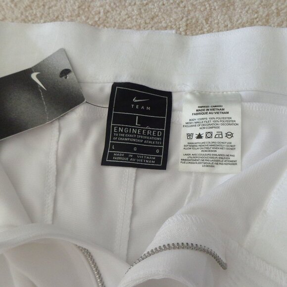 Nike Women’s Size L Vapor Select 3/4 Length Softball‎ Pants AV6642-100 White NWT - Picture 5 of 6